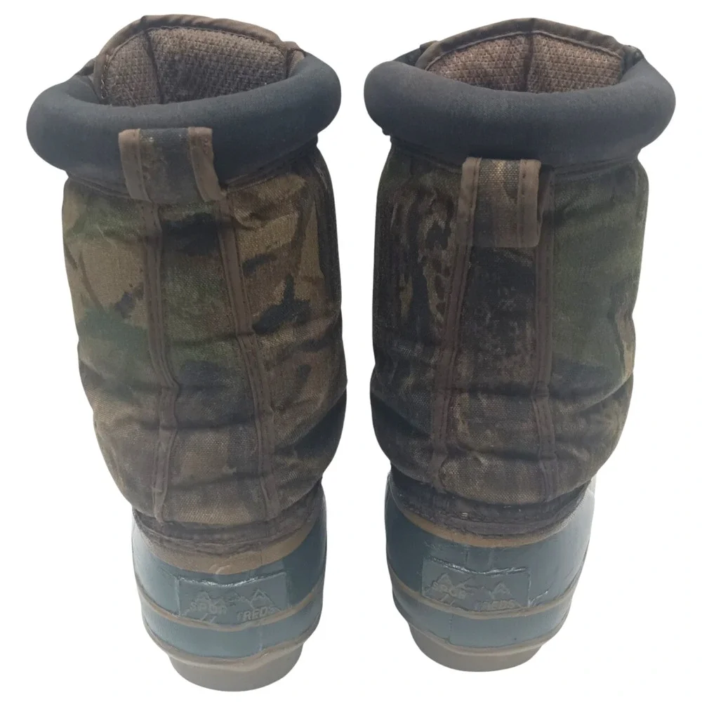 THERMOLITE‎ REAL TREE Camo Boots Camouflage Steel Shank / Men's Size: 8